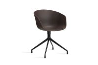 Billede af HAY AAC 20 About A Chair SH: 46 cm - Black Powder Coated Aluminium/Raisin