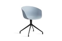 Billede af HAY AAC 20 About A Chair SH: 46 cm - Black Powder Coated Aluminium/Slate Blue