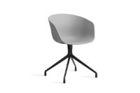 Billede af HAY AAC 20 About A Chair SH: 46 cm - Black Powder Coated Aluminium/Concrete