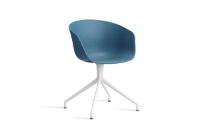 Billede af HAY AAC 20 About A Chair SH: 46 cm - White Powder Coated Aluminium/Azure Blue