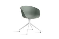 Billede af HAY AAC 20 About A Chair SH: 46 cm - White Powder Coated Aluminium/Fall Green