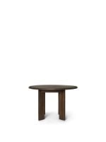 Billede af Ferm Living Contour Dining Table Ø: 115 cm - Dark Stained Beech FORUDBESTIL: slut oktober 2023