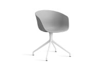 Billede af HAY AAC 20 About A Chair SH: 46 cm - White Powder Coated Aluminium/Concrete