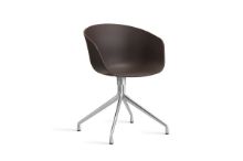 Billede af HAY AAC 20 About A Chair SH: 46 cm - Polished Aluminium/Raisin