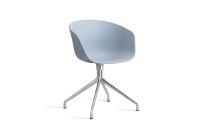 Billede af HAY AAC 20 About A Chair SH: 46 cm - Polished Aluminium/Slate Blue