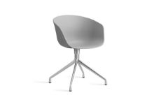 Billede af HAY AAC 20 About A Chair SH: 46 cm - Polished Aluminium/Concrete