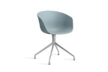 Billede af HAY AAC 20 About A Chair SH: 46 cm - Polished Aluminium/Dusty Blue