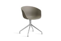 Billede af HAY AAC 20 About A Chair SH: 46 cm - Polished Aluminium/Khaki