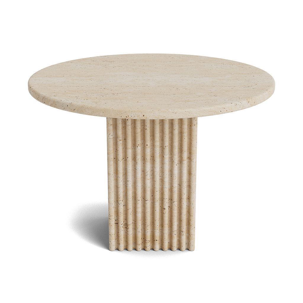 Billede af NORR11 Soho Coffee Table Low H: 35 cm - Travertine