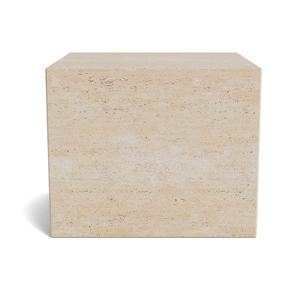 Billede af NORR11 Cubism Table Small 45x45 cm - Travertine