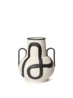 Billede af Ferm Living Trace Vase H: 37,5 cm - Off-White