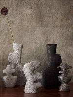 Billede af Ferm Living Yara Vase Large H: 35,5 cm - Grey Pumice 
