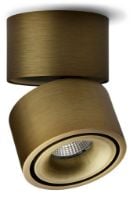 Billede af ANTIDARK Easy Mini Væg/Loftlampe W75 LED 2700K Ø: 7,5 cm - Brushed Brass