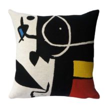 Billede af Poulin Design MIRÓ Pude 45x45 cm - Femme Oiseaux (1976)