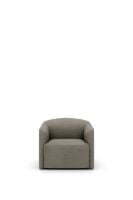 Billede af New Works Shore Lounge Chair Extended Base SH: 38 cm - Marlon/Taupe
