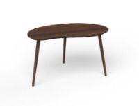 Billede af VIA Copenhagen VIA Pear Coffee Table 92x66 cm - Smoked Oak