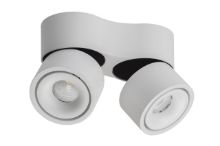 Billede af ANTIDARK Easy Mini Double Væg/Loftlampe W275 LED 2700K W. Hole Ø: 7,5 cm - White