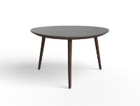 Billede af VIA Copenhagen Colour Oval Coffee Table 90x70 cm - Smoked Oak 