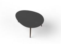 Billede af VIA Copenhagen Colour Oval Coffee Table 90x70 cm - Smoked Oak 