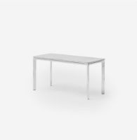 Billede af Vipp 426 Coffee Table - Sky Grey Marble/Polished Aluminium 