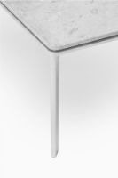 Billede af Vipp 426 Coffee Table - Sky Grey Marble/Polished Aluminium 