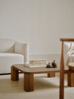 Billede af New Works Atlas Coffee Table 82 x 82 cm - Fumed Oak