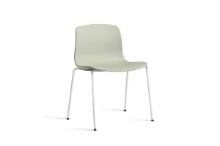 Billede af HAY AAC 16 About A Chair SH: 46 cm - White Powder Coated Steel/Pastel Green