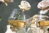 Billede af Frederik Bagger Flower Wine XL Glas 2 stk - Clear 