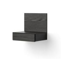 Billede af New Works Tana Wall Mounted Nightstand 41,9x32,2 m - Black Stained Oak