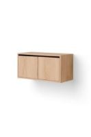 Billede af New Works Cabinet Low w. Doors 38,4x79 cm - Oak FORUDBESTIL: JUNI 2024
