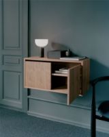 Billede af New Works Cabinet Low w. Doors 38,4x79 cm - Oak FORUDBESTIL: JUNI 2024
