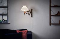 Billede af Le Klint SAX Wall Lamp Anniversary Edition D: 60 cm - Nature Oak/Brass Fitting