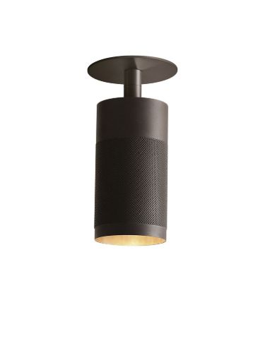 Thorup Copenhagen Patrone Recessed Ceiling Spot w. Coverplate Ø: 6 cm - Browned Brass/Brass 