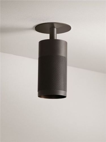 Thorup Copenhagen Patrone Recessed Ceiling Spot w. Coverplate Ø: 6 cm - Browned Brass/Brass 