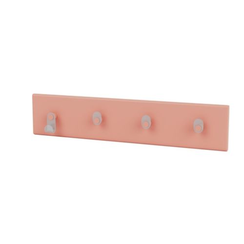 Montana Knagerække med 4 knager 10x46,8 cm - 151 Rhubarb