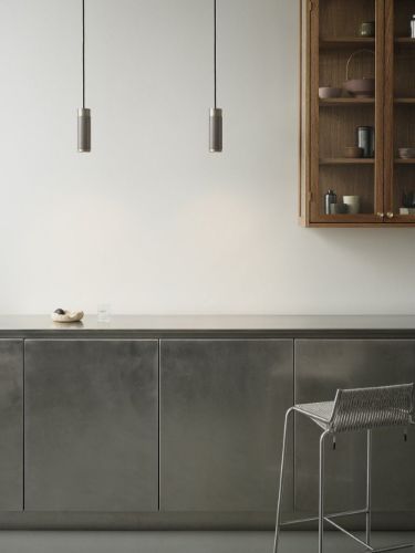 Thorup Copenhagen Patrone Pendel H: 20 cm - Nickel Plated Brass