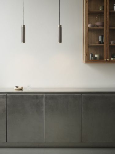 Thorup Copenhagen Patrone Pendel H: 30 cm - Nickel Plated Brass