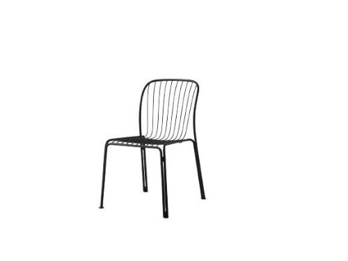&Tradition Thorvald SC94 Space Copenhagen Outdoor Side Chair  - Warm Black