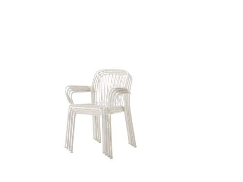 &Tradition Thorvald SC95 Space Copenhagen Outdoor Armchair  - Ivory 
