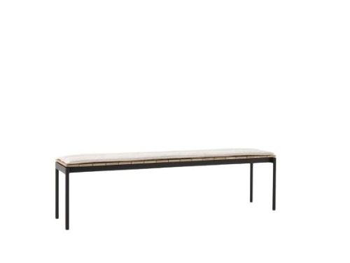 &Tradition Ville Seat Pad For AV28 Andersen & Voll Outdoor Bench - Sunbrella Heritage Papyrus