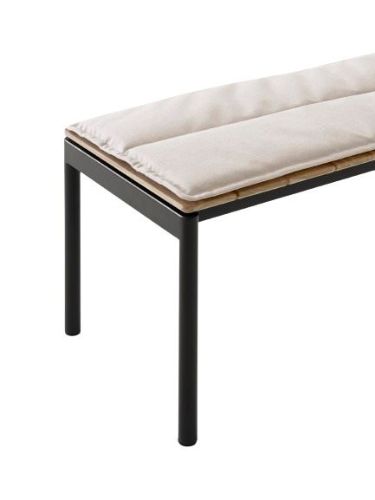 &Tradition Ville Seat Pad For AV28 Andersen & Voll Outdoor Bench - Sunbrella Heritage Papyrus