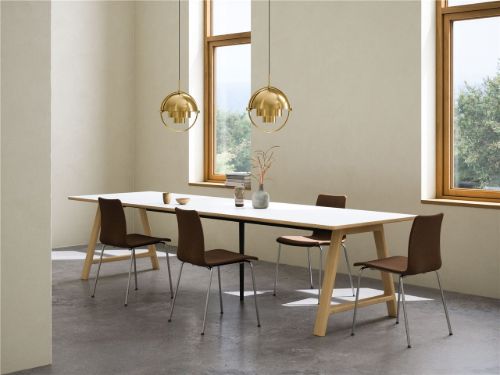 Andersen Furniture T11 Tillægsplader 2stk 50x95 cm - Hvid Laminat/Eg