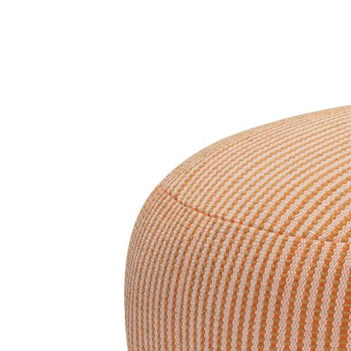 Hübsch Mochi Pouffe Ø: 75 cm - Sand/Multicolour 