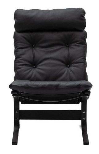 LK Hjelle Siesta Classic Lænestol Høj  - Black/Prescott Black Ink
