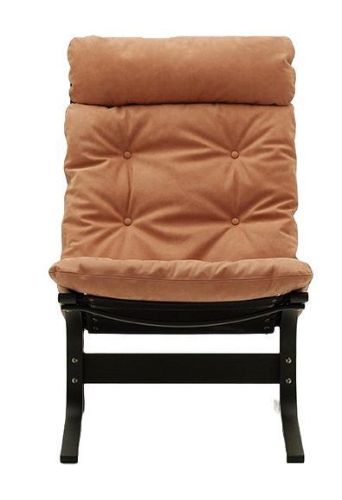 LK Hjelle Siesta Classic Lænestol Høj  - Black/Dunes Cognac