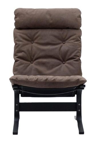 LK Hjelle Siesta Classic Lænestol Høj  - Black/Dunes Dark Brown