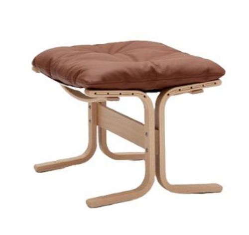 LK Hjelle Siesta Classic Fodskammel H: 45 cm - Nature/Prescott Hezelnut