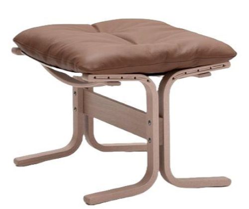 LK Hjelle Siesta Classic Fodskammel H: 45 cm - Nature/Elmo Rustical Tan