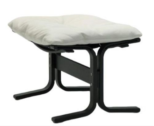 LK Hjelle Siesta Classic Fodskammel H: 45 cm - Black/Prescott Lamb