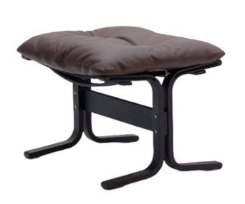 LK Hjelle Siesta Classic Fodskammel H: 45 cm - Black/Prescott Chestnut